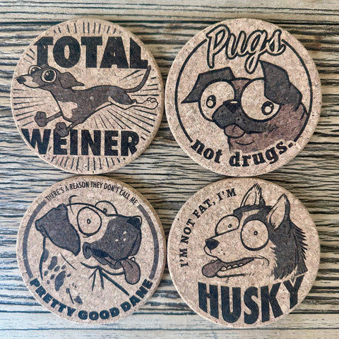 Dog Coaster Set