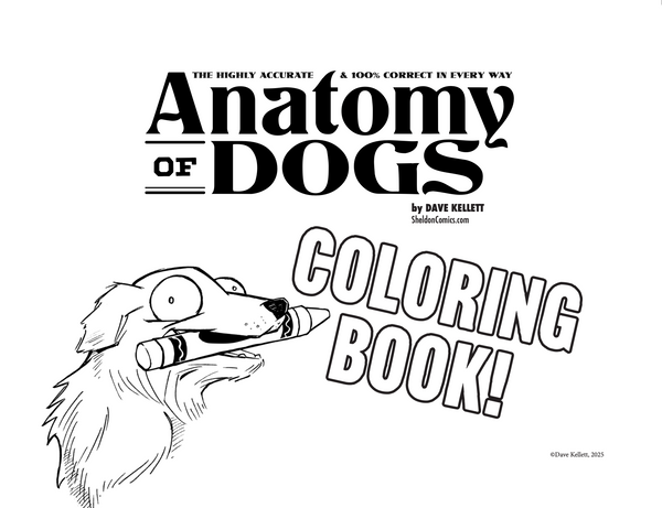 Anatomy of Dogs Print-at-Home Coloring Book!