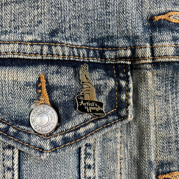 Pin: Artist's Hands