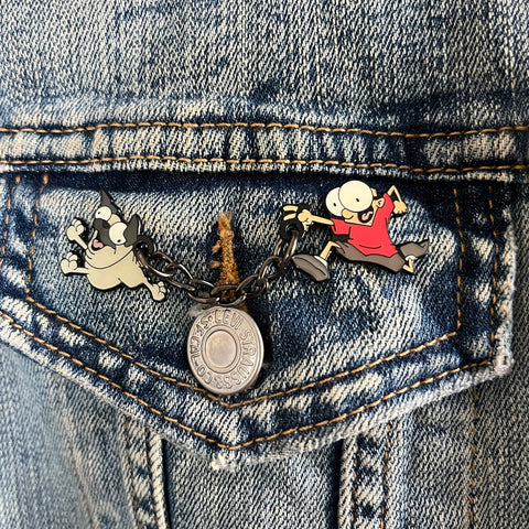 Pin: Sheldon and Oso