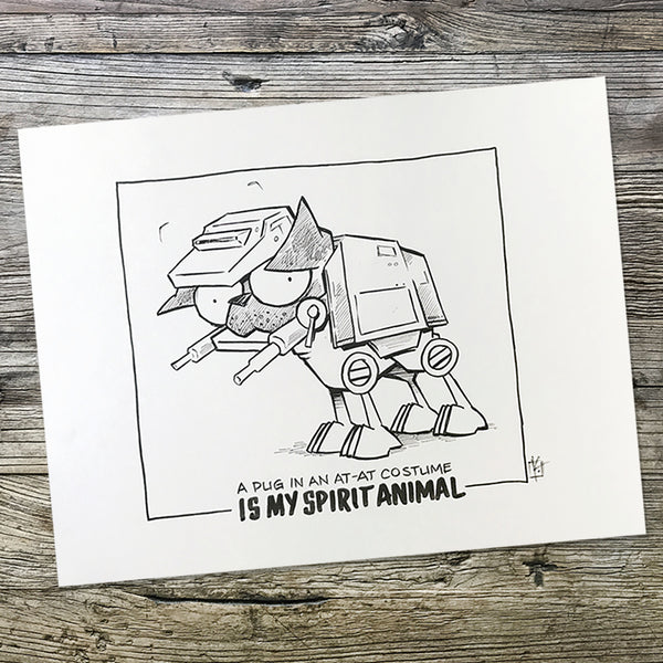 COMMISSION - B&W, 1 Character