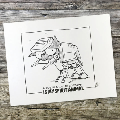 COMMISSION - B&W, 1 Character