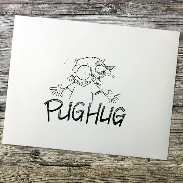 COMMISSION - B&W, 2 Characters