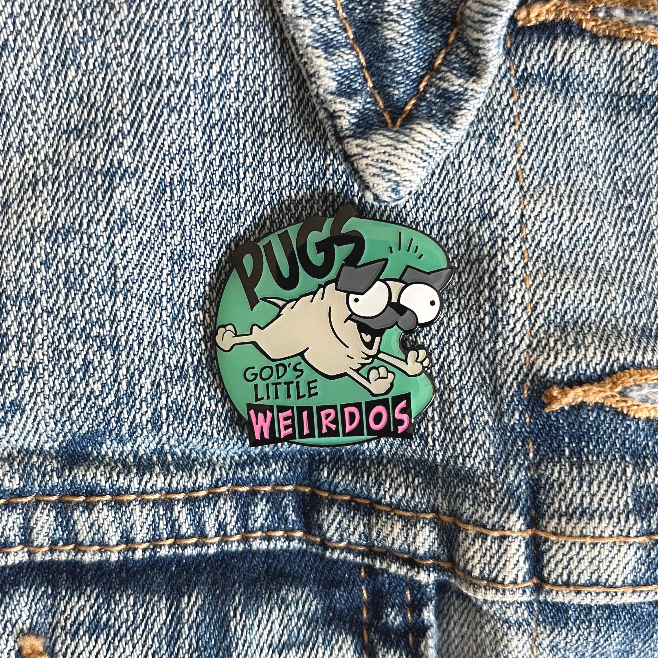 "God's Little Weirdos" Enamel Pin *new color!*