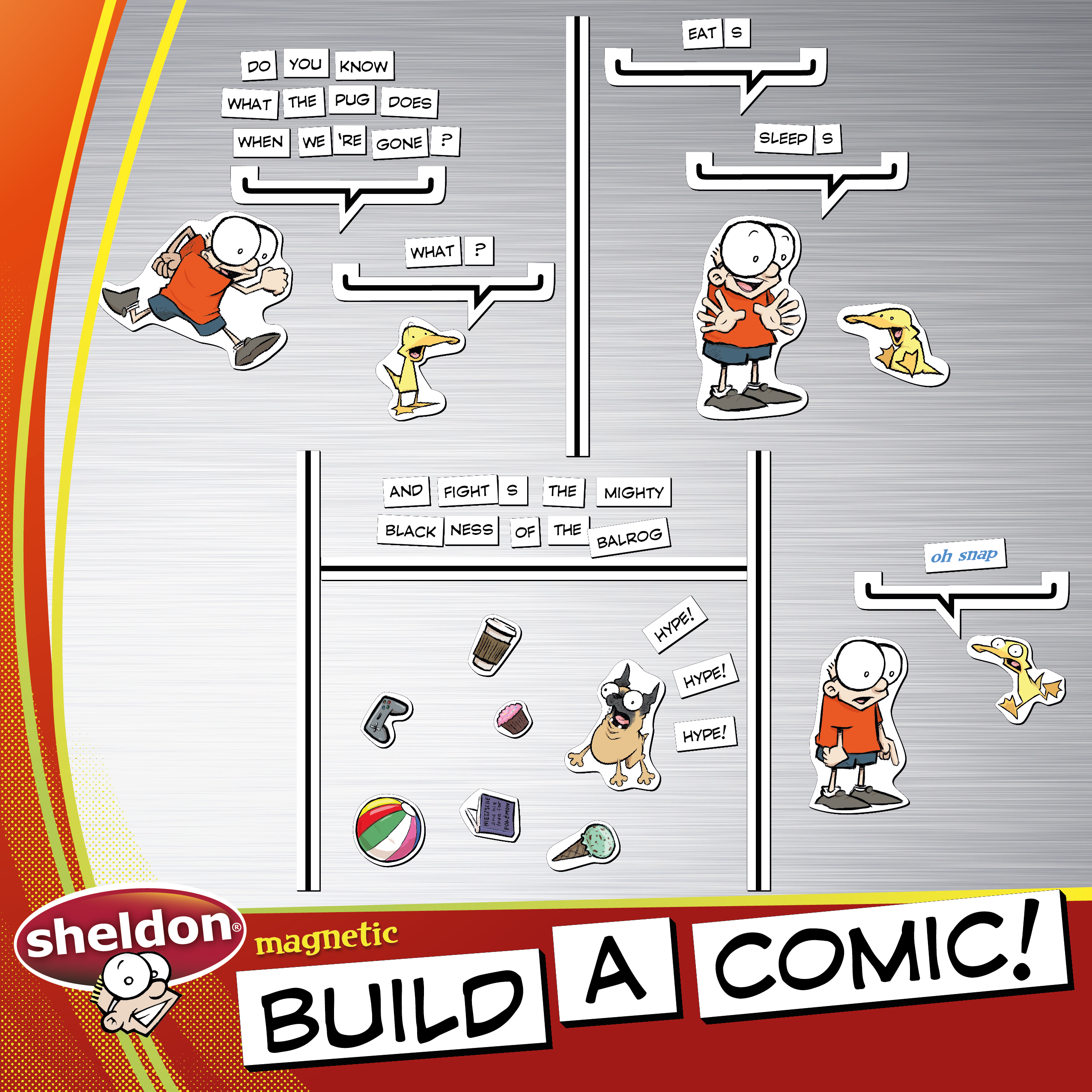 Build-A-Comic Magnet Set!