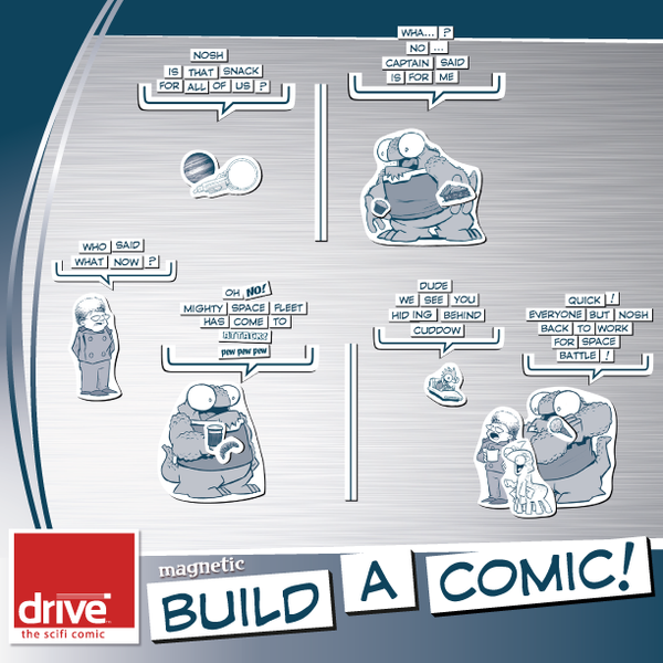 Build-A-Comic DRIVE Magnet Set!