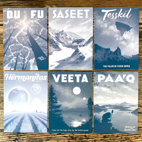 6-Pack Prints - DRIVE Travelogues!