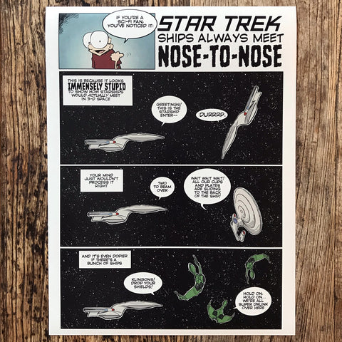 Print: Star Trek Nose-to-Nose